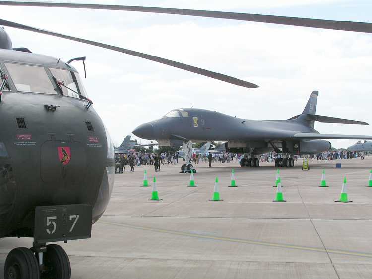 German CH-53, B-1B RIAT2005