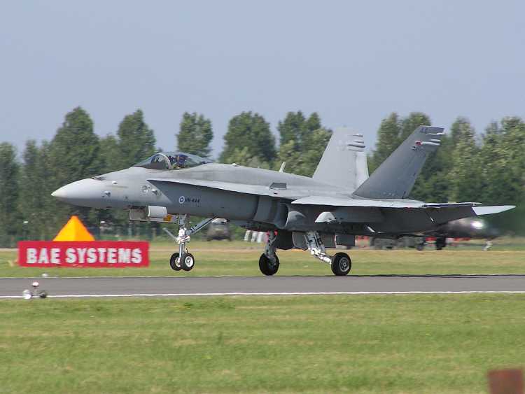 Finnish F-18C Hornet RIAT 2005