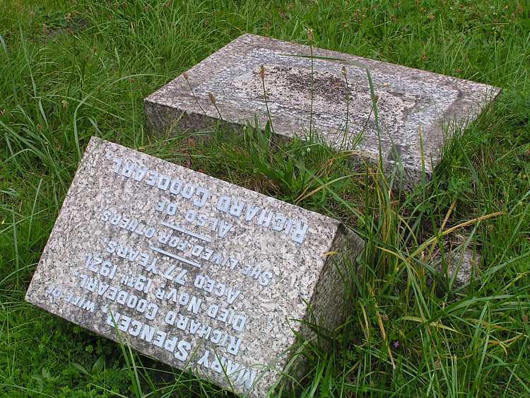 Mary and Richard's grave.