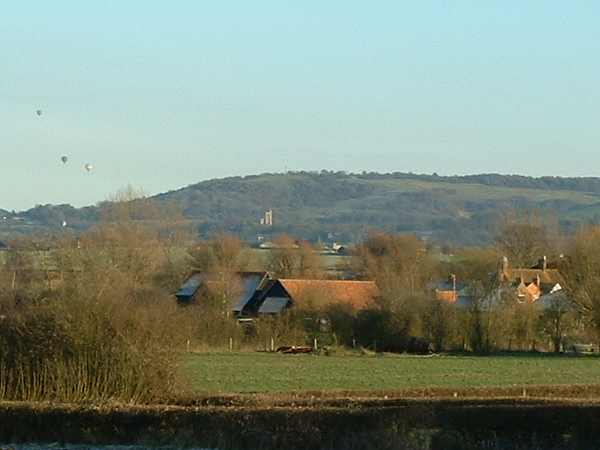 Ellesborough Church and the Chiltern Hills