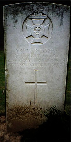 Clifords Memorial at Plus Douve Cemetery