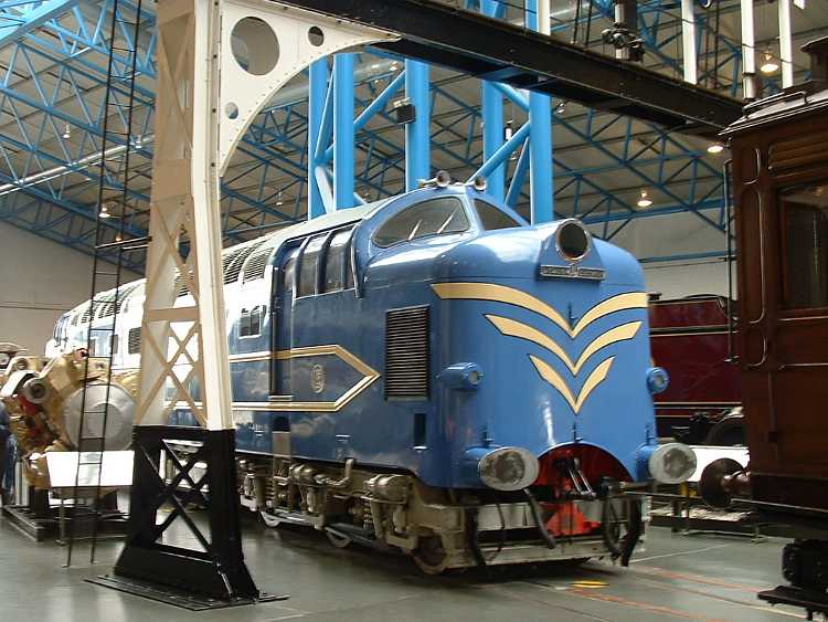 Prototype Deltic locomotive. National Railway Museum, York