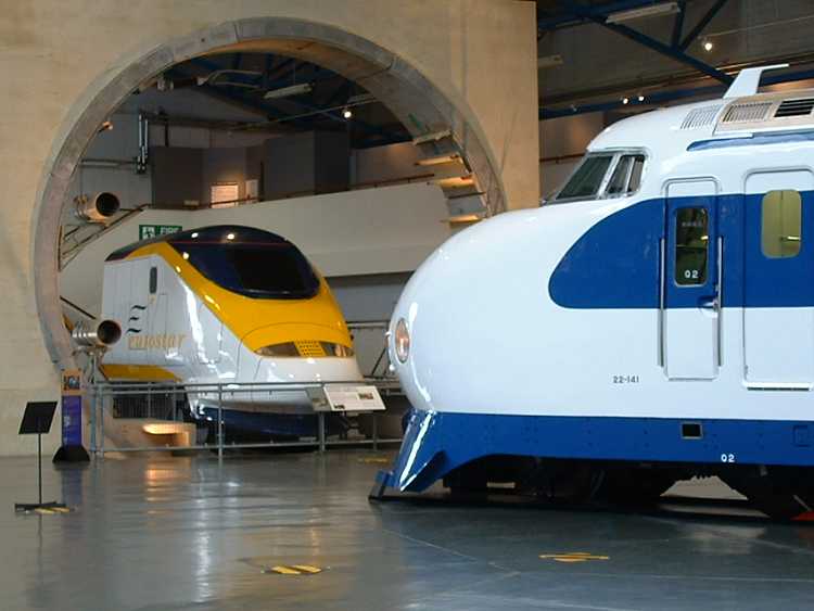 Eurostar and Bullet Train. National Railway Museum, York