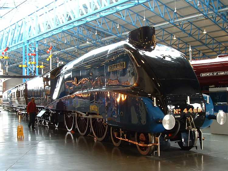 Mallard steam locomotive. National Railway Museum, York