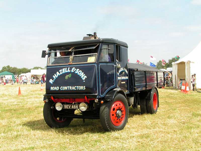 Steam powered lorry at Great Bucks Steam Rally