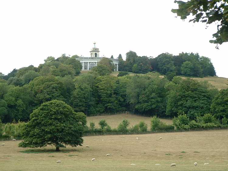 West Wycombe Church and Dashwood Mausoleum.