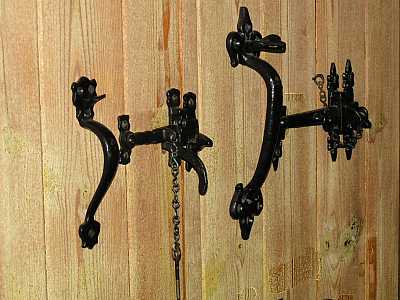 Door latches made by Gommes Forge