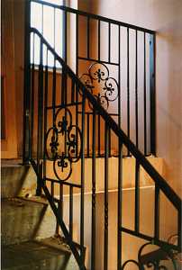 Distinctive Banisters made by Gommes Forge