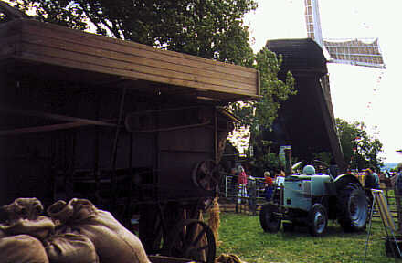 Threshing machine at Sheaf to Loaf Day